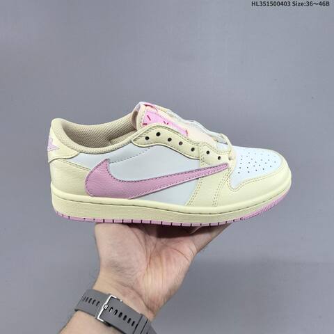 Travis Scott x Air Jordan 1 Low AIR JORDAN 1 Aj1 Lifestyle (BS-66339)