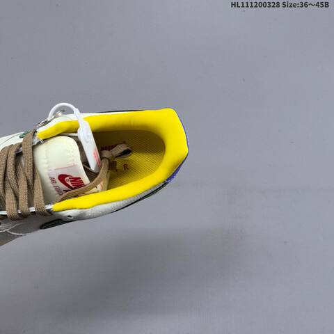 Nike Air Force 1 07 Off White Yellow Green Red Blue EU 36 45 Sneaker EU 36-45 - Unisex (BS-61076)