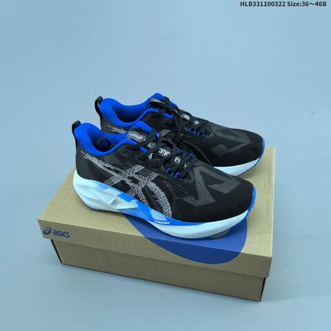 ASICS NOVABLAST 5 Blue White EU 36-46 Running Shoe Running Sneakers - Unisex (BS-68983)