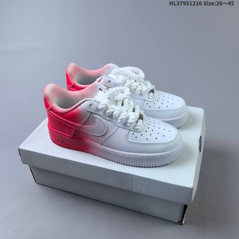 Nike Air Force 1 07 White Gold Black EU 36-45 Sneaker - Unisex (BS-62634)