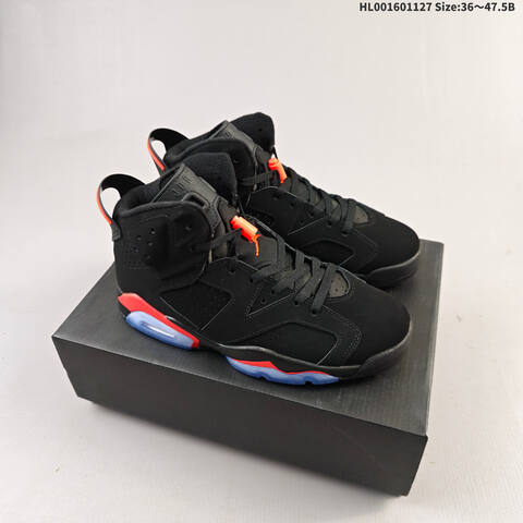 Air Jordan 6 Retro OG Black Infrared 3M AIR JORDAN 6 Aj6 Lifestyle (BS-67653)