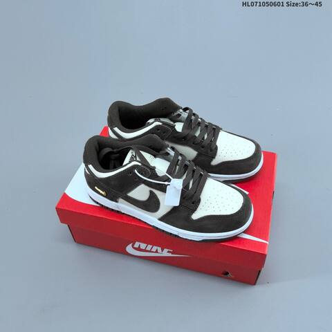 Nike Dunk Low Sail Blue Brown White EU 36-45 Skate Shoe - Unisex (BS-60032)