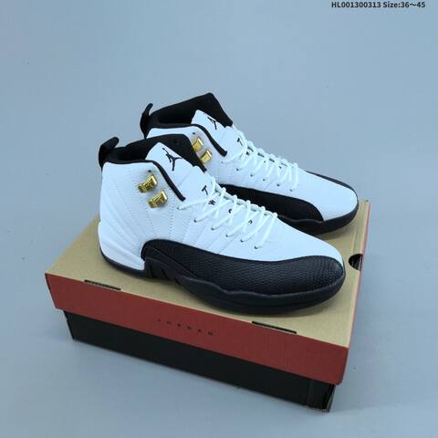 Air Jordan 12 Retro Taxi History Replica AIR JORDAN 12 Aj12 12 Replica 1996 Lifestyle (BS-66553)