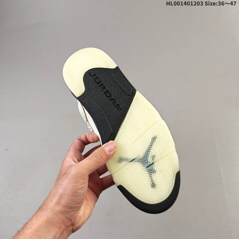 Air Jordan 5 Retro Luminous Green And Sail AIR JORDAN 5 Aj5 Lifestyle (BS-67559)