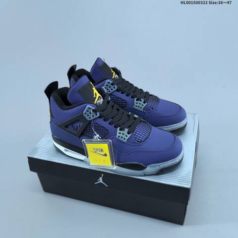 A Air Jordan 4 Retro OG Imperial Purple Replica AIR JORDAN 4 Aj4 Lifestyle (BS-66475)