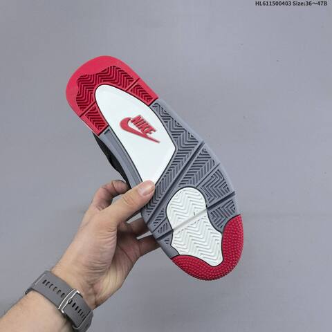 Air Jordan 4 Retro Bred Reimagined AIR JORDAN 4 Aj4 Lifestyle (BS-66346)