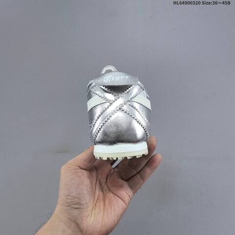 Onitsuka Tiger Mexico 66 Silver Off White Cream EU 36-45 Sneaker Casual Sneakers - Unisex (BS-68984)