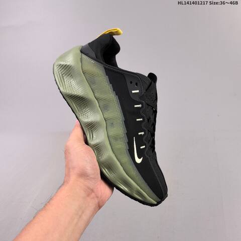 Nike Ava Rover Black Olive Green Cream Yellow EU 36-46 Running Shoe - Unisex (BS-62616)