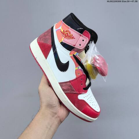 Air Jordan 1 Retro High OG Spider Verse 2 0 AIR JORDAN 1 Aj1 Lifestyle (BS-66615)