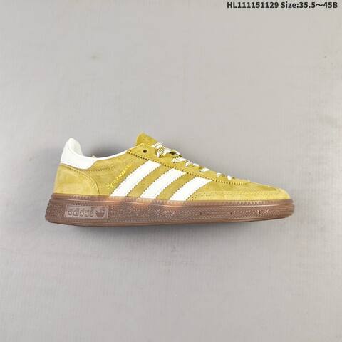 Adidas Handball Spezial Mustard Yellow Off White Gum Brown EU 35 5-45 Sneaker - Unisex (BS-65404)