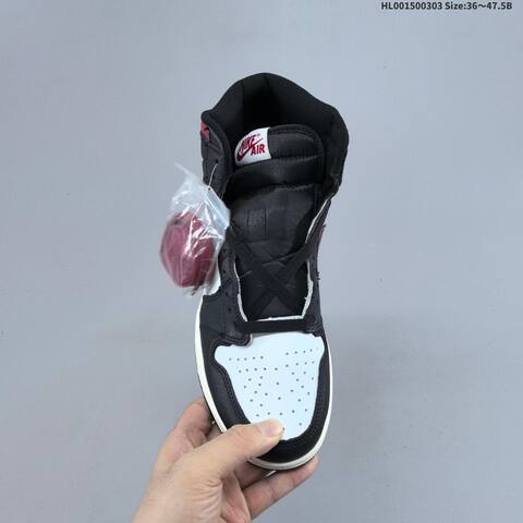 Air Jordan 1 Retro High Black Gym Red AIR JORDAN 1 Aj1 Lifestyle (BS-66628)