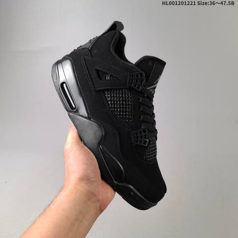 Air Jordan 4 Retro Black Cat Replica AIR JORDAN 4 Aj4 Lifestyle (BS-67325)