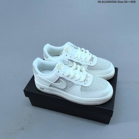 Nike Air Force 1 07 White Black Light Grey EU 36 45 Sneaker EU 36-45 - Unisex (BS-60476)