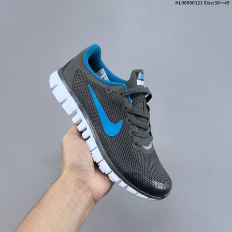 Nike Free 3 0 2 Dark Grey Blue White Black EU 36-45 Running Shoe - Unisex (BS-61845)