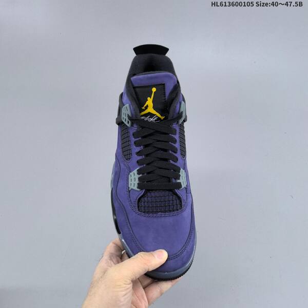 Jordan Air Jordan 4 Retro OG Imperial Purple / Black / Grey / Yellow EU 40-47.5 basketball
