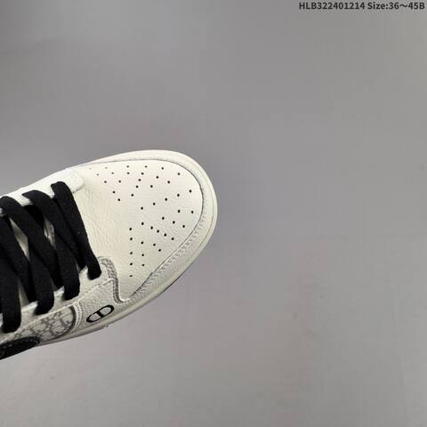 Nike SB Dunk Low White Black Grey EU 36-45 Skate Shoe - Unisex (BS-62690)