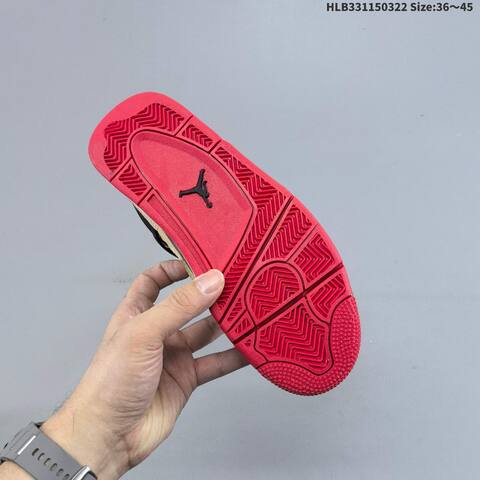 Air Jordan 4 Retro Pizza AIR JORDAN 4 Aj4 4 1989 Lifestyle (BS-66478)