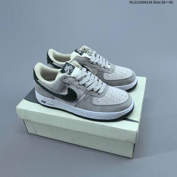Nike Air Force 1 Low grey white cream EU 36-45 sneaker