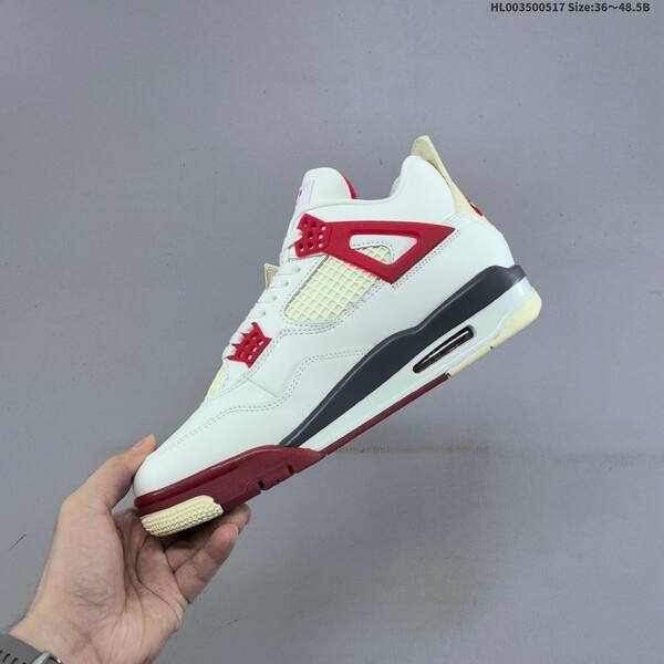 Jordan Air Jordan 4 Nigel Sylvester "Sail Cinnabar" Sail/Cinnabar/Black EU 36-48.5 basketball