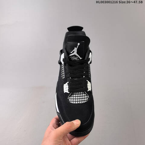 Air Jordan 4 Retro White Thunder AIR JORDAN 4 Aj4 Lifestyle (BS-67416)