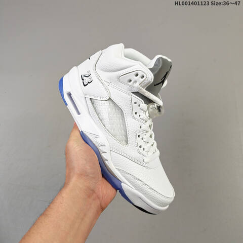 Air Jordan 5 Retro Metallic White Replica AIR JORDAN 5 Aj5 Lifestyle (BS-67710)