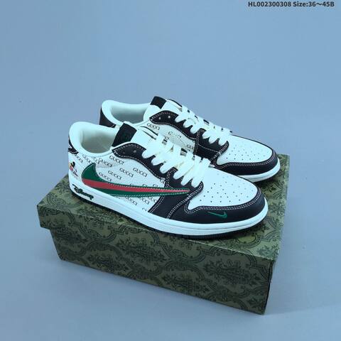 Travis Scott x Air Jordan 1 Low AIR JORDAN 1 Aj1 Lifestyle (BS-66596)