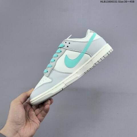 Nike Dunk Low Sail Grey Mint EU 36-45 Skate Shoe - Unisex (BS-61020)
