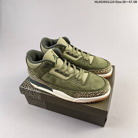 Air Jordan 3 Retro Family Affair AIR JORDAN 3 Aj3 Lifestyle (BS-67703)