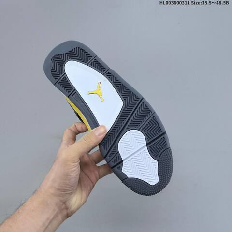 Air Jordan 4 Retro Tour Yellow AIR JORDAN 4 Aj4 Lifestyle (BS-66566)