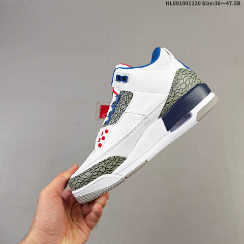 Air Jordan 3 Retro True Blue AIR JORDAN 3 Aj3 Lifestyle (BS-67759)