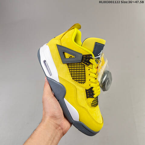 Air Jordan 4 Retro Tour Yellow AIR JORDAN 4 Aj4 4 2006 Jord Lifestyle (BS-67731)