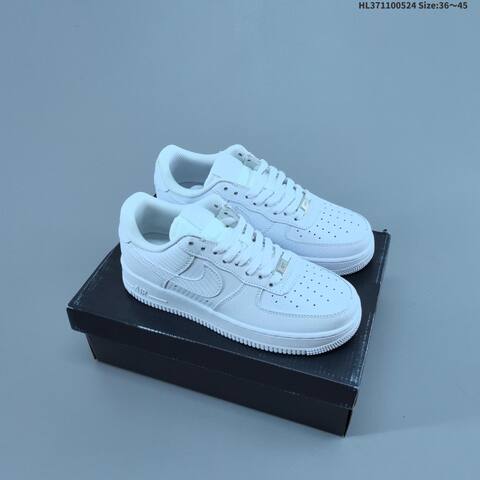 Nike Air Force 1 07 Light Grey Black White EU 36-45 Sneaker - Unisex (BS-60163)