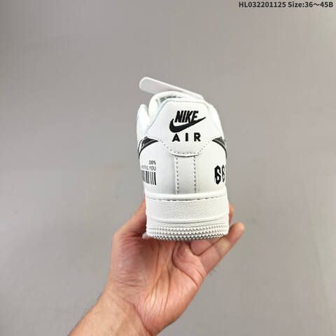Nike Air Force 1 07 LV8 JP8028 072 White Black EU 36 45 Sneaker EU 36-45 - Unisex (BS-63113)