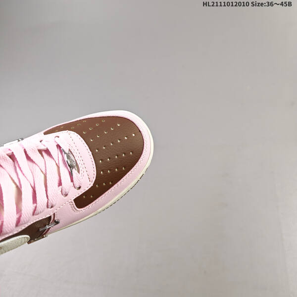 Nike Air Force 1 07 Low pink white brown silver EU 36-45 sneaker