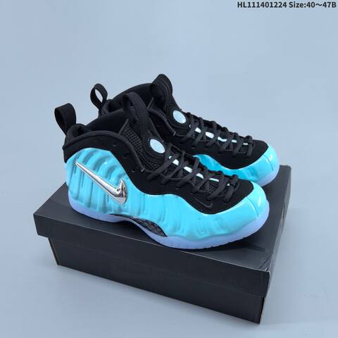 Nike Air Foamposite One Metallic Silver Black Orange EU 40-47 Basketball Shoe - Men's (BS-62486)