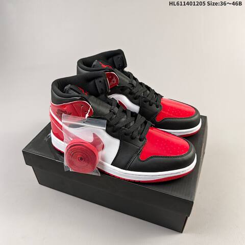 Nike Air Jordan 1 Retro High OG Black White AIR JORDAN HV6491 006 HL6 Lifestyle (BS-67517)