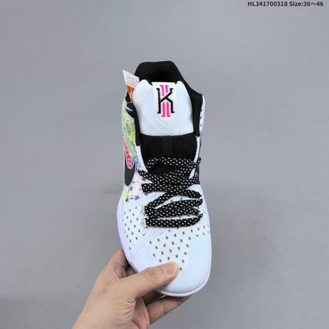 Nike Kyrie 3 EP White Multicolor Black Red EU 36-46 Basketball Shoe - Unisex (BS-61276)