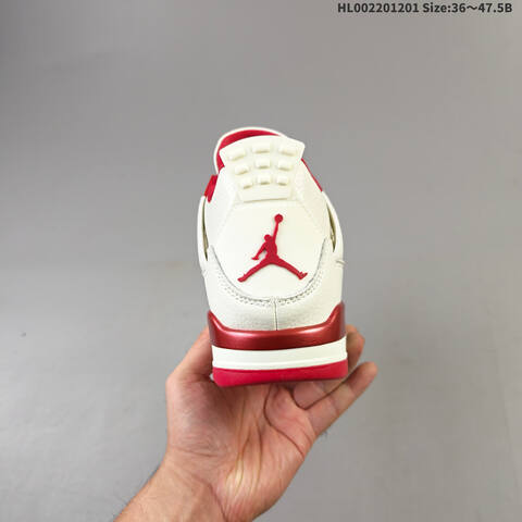 Air Jordan 4 Retro Sierra Red WMNS AIR JORDAN 4 Aj4 Lifestyle (BS-67584)
