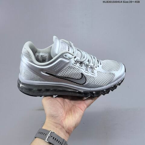 Nike Air Max 2013 Black Gold White Silver EU 39-45 Running Shoe - Unisex (BS-60754)