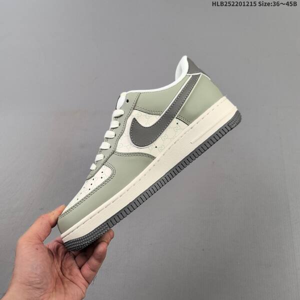 Nike Air Force 1 07 LV8 light grey white dark grey EU 36-45 skate shoe