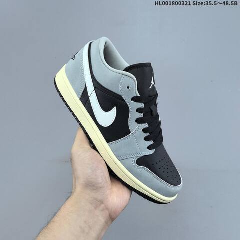 Air Jordan 1 Low Light Smoke Grey AIR JORDAN 1 Aj1 Lifestyle (BS-66486)