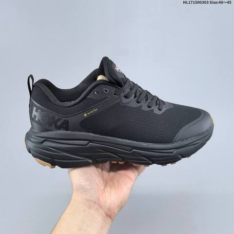 HOKA ONE ONE Challenger ATR 6 GTX Black Dark Grey EU 40-45 Trail Shoe Trail Running Sneakers - Men's (BS-69388)