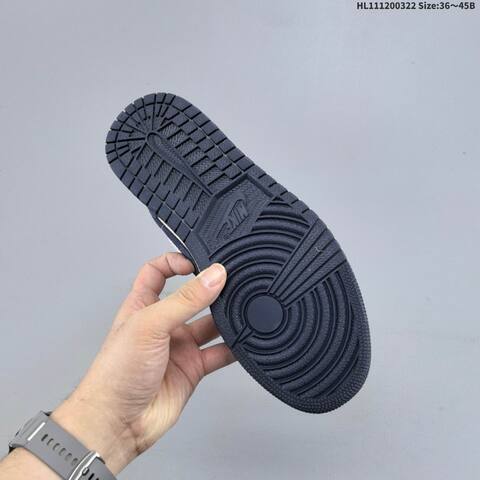 Air Jordan 1 Low Obsidian Suede AIR JORDAN 1 Aj1 Lifestyle (BS-66465)