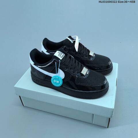 Nike Air Force 1 07 Low Light Blue Dark Brown Off White EU 36-45 Sneaker - Unisex (BS-61198)