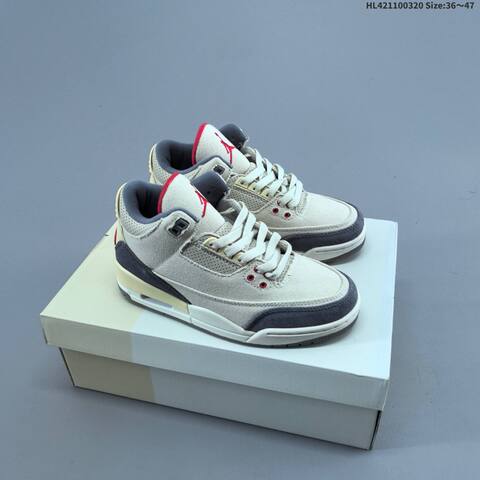 Air Jordan 3 Retro Hide And Sneak AIR JORDAN 3 Aj3 Lifestyle (BS-66490)