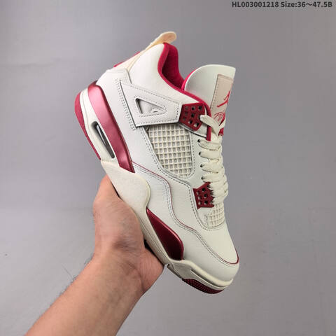 Air Jordan 4 Retro Sierra Red WMNS AIR JORDAN 4 Aj4 Lifestyle (BS-67386)