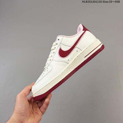Nike Air Force 1 07 Low White Light Blue Pink Off White Red EU 35 45 Skate Shoe EU 35-45 - Unisex (BS-63386)