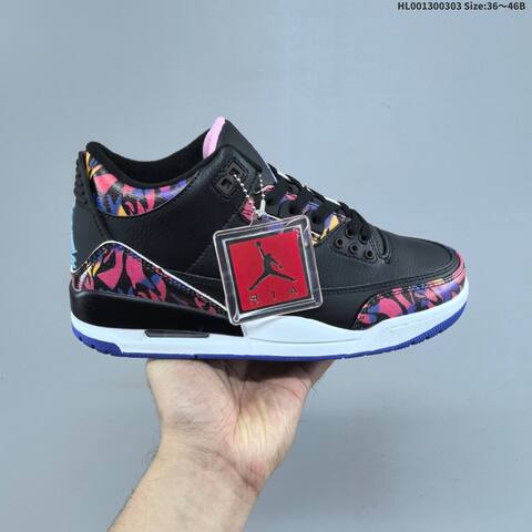 Air Jordan 3 Retro AIR JORDAN 3 Aj3 Lifestyle (BS-66624)