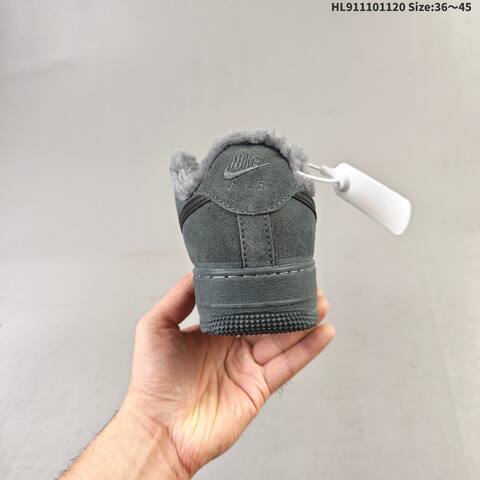Nike Air Force 1 07 Dark Grey Black Grey EU 36-45 Sneaker - Unisex (BS-63429)