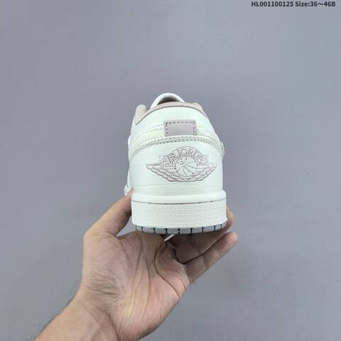 Air Jordan 1 Low Soft Pearl WMNS AIR JORDAN 1 Aj1 Lifestyle (BS-66843)